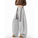 Heavy Splicing Drape Sweatpants Men's Winter Tide Brand Versatile Thickened Mopping Pants American Ruffian Handsome Sports Scimitar Trousers_viptrois.com