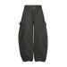 High Street Punk Multi-Pocket Cargo Jeans Men's Casual Deconstructed Split Design Personality Silhouette Scimitar Pants_viptrois.com