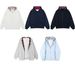 Men's & Women's Vintage Style Cotton Blend Fleece-Lined Hooded Zip-Up Plaid Patchwork Sweatshirt - Lightweight & Comfortable For Casual Wear_viptrois.com