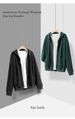 Men's Heavyweight Washed Cotton Zip-Up Hoodie – Vintage American Style Oversized Cardigan_viptrois.com