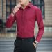 Pulse Pulse BY Spring And Autumn White For Men Long Sleeve Trendy Business Slim Fit Korean Style Handsome Inch Professional Formal_viptrois.com