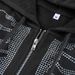 Skull Butterfly Cardigan Hoodie Street Hip Hop Spider Bone Patch Rhinestone Black Zipper Sweatshirt Women Y2K Jacket_viptrois.com