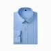 Men's Clothing New Tencel Cotton Long Sleeved Non Iron Anti Wrinkle Business Professional Women's White Shirt_viptrois.com