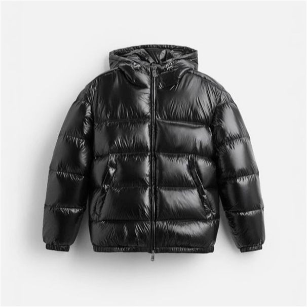 2026 Winter European-USA Fashion Wintercoat Youth/Men Pure Color Long Sleeve Loose Zipper Hooded Cotton-Padded Jacket XS-3XL_viptrois.com