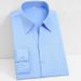 Men's Clothing Long Sleeve Bamboo Fiber Shirt - Wrinkle-Free Professional Blouse, V-Neck & Square Neck Office Wear, Comfortable Business Casual Top_viptrois.com