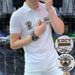 2025d High-end Embroidered Short Sleeve For Men, Summer Breathable Casual Polo Shirt With Collar, Stylish Half-sleeve_viptrois.com