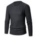 Loom Foreign Trade Autumn Winter Solid Color Round Neck Knitted Cardigan Water Ripple Plus Size European And_viptrois.com