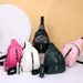 Unisex Streetwear Sling Bag - Fashion Striped Crossbody Bag With Removable Waist Pack (Anti-Theft Design)_viptrois.com