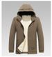 Men's Fleece-Lined Hooded Zip-Up Jacket – Korean Style Corduroy Outerwear With Thermal Comfort (M-8XL, 3 Colors) – Lightweight Polyester_viptrois.com