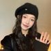 Autumn Winter For Women New Korean Style Warm Knitted Wool Hat Large Head Circumference Face Slimming Fashionable_viptrois.com
