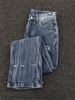 Summer Thin Ripped Jeans Men's Straight Retro Casual Fashion Brand American High Street Trend Washed Cool Pants_viptrois.com