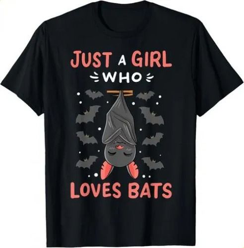 T-shirtt-shirtbat Just A Girl Who Loves Bats 2026 Funny Bat Lover_viptrois.com