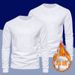 Whit Mn's Long Slv T-Shirt Autumn Wintr Thin Pur Cotton Solid Color Innr War Youth Cuffd Bas Shirt With_viptrois.com