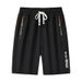 Summer New Style Men's Clothing Plus Size Loose Ice Silk Five Point Shorts Sporty Casual Bottoms For Fat Men_viptrois.com