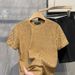 Men's Clothing Version Slim Fit Ice Silk Short Sleeve Men's Comfortable Breathable Top_viptrois.com