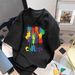 Men's Clothing Summer Bear Print All Match Five Point Sleeve Loose Tops Fashionable Couple T Shirts_viptrois.com
