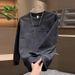 Heavyweight Fleece-Lined Men's Sweatshirt – Loose Fit Crewneck Pullover For Winter & Autumn (Black/Gray/Apricot, M-3XL)_viptrois.com