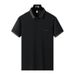 popular Casual Collared Polo Shirt For Men, Versatile Business Workwear, New Spring/summer Loose-fitting Solid_viptrois.com