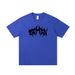 Men's Clothing 230G100% Cotton T Shirt Trendy Brand Dark Style Letter Printing Rock Style Men's Pullover_viptrois.com