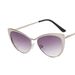 Women's Glasses Triangular Cat Eye Metal Glasses Frame New Anti Blue Light Flat Glasses Can Be Matched With Myopia Glasses Frame_viptrois.com