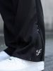 Men's Clothing Men's Trendy Streetwear Athletic Style INS High Street Style Black Two-piece Design Sweatpants With Zipper Detail._viptrois.com