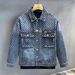 Men's Clothing High Grade Cat Claw Fashion Niche High End Denim Jacket Men's Handsome High Street Retro Jacket Trend_viptrois.com