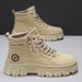 European Warm Series 2025 Autumn New Men's Construction Site Work Safety Sports Hiking Shoes Thick Sole Martin Boots_viptrois.com