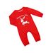 Christmas Santa Deer Snowflake letters Christmas family dress printed homewear sleep_viptrois.com