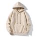Pure Auumn New Men's 340g Heavyweigh Thickened American Syle Trendy Brand Plain Spors Casual Solid Color Hooded_viptrois.com