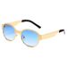 Women's Metal Mirror Sunglasses - Oval Frame, Cyberpunk Style, UV400 Protection, High-End Fashion Hot-selling_viptrois.com