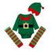 Christmas Children's spring and autumn male children's Christmas long-sleeved onesie climbing suit Ha clothing multi-piece children's clothing ins_viptrois.com