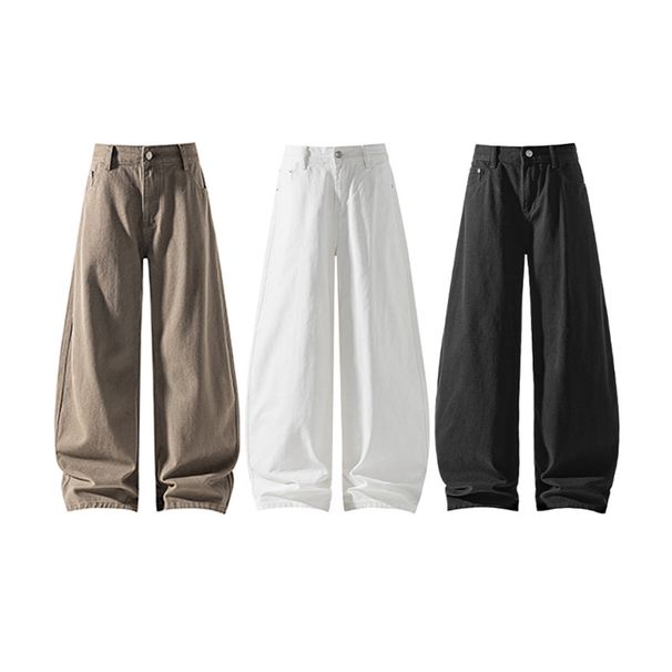 American-style Brown Jeans For Men And Women, Autumn Trendy Cleanfit Washed Casual Pa, Vintage Straight-leg Flared_viptrois.com