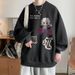 Sweater Men's Hatless Crew Neck Top Bottom Shirt Niche Design Trendy Brand Winter American High Street Jacket_viptrois.com