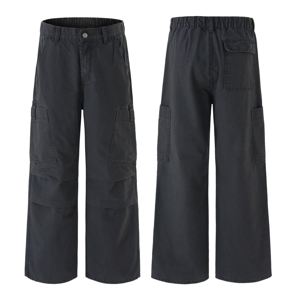 XXBRO Men's Japanese Vintage Workwear Jeans – High Street Utility Pants With Multi-Pockets & Distressed Washed Finish (S-2XL, 100% Cotton)_viptrois.com