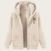Men's Fleece Hooded Sweatshirt Winter Warm Pullover Fleece-Lined Jacket Casual Zipper Hoodie For Men_viptrois.com