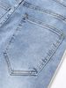 Men's Clothing Denim Solid Color Slim Fit Skinny Elastic Slim Fit Men's Jeans Selfie Photos_viptrois.com