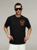 2026 Summer New Men's Short Sleeve Tee, Fire Phoenix Graphic With PHOENIX LEGACY Slogan Print, Loose Trendy Casual Daily Top_viptrois.com