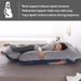 62-Inch U-Shape Pregnancy Maternity Pillow For Full Body Support – Lightweight & Medium Soft, Ergonomic Design For Enhanced Sleep & Comfort_viptrois.com