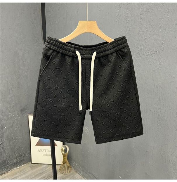 Men's Luxury Jacquard Shorts - Summer Casual 5-Inch Inseam Breathable Athletic Fit Premium Textured Short Pants_viptrois.com