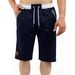 Men's Clothing Loose Fitting Shorts Casual Athletic Capri Pants Quick-Dry Cargo Shorts – Lightweight Polyester Utility Pants With Drawstring Waist_viptrois.com