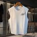 Men's Clothing Sports Vest Men's Summer Loose Outer Wear Sleeveless T Shirt Trend Boys Casual Wide Shoulder Waistcoat Top_viptrois.com