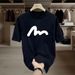 Men's Clothing Short Sleeved T Shirt Round Neck Simple Personality Casual Summer Pure Cotton_viptrois.com
