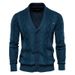 Man's Clothing Cardigan Men's V-neck Long Sleeve Sweater Men's Thick Sweater Hipster Men's Knitted Cardigan Coat_viptrois.com