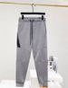 Men's Clothing glued oblique zipper tapered sweatpants trousers 163 side zipper_viptrois.com