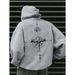 American Retro Trend Pullover Hooded Sweater Men's 2025 Spring And Autumn New Loose High Street Casual Versatile Top_viptrois.com