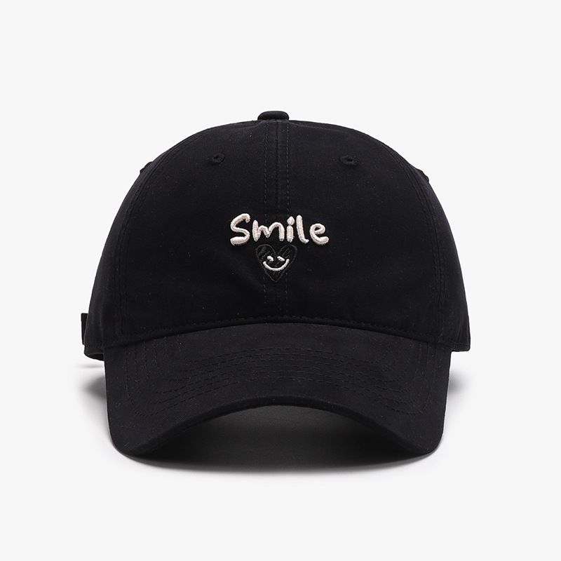 Letter Three-dimensional Embroidery Spring And Summer Soft Top Washed Women's Cap Versatile Fashion Cap_viptrois.com