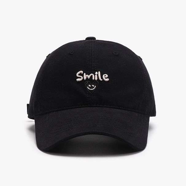 Letter Three-dimensional Embroidery Spring And Summer Soft Top Washed Women's Cap Versatile Fashion Cap_viptrois.com