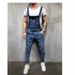 Loom And American Foreign Trade Denim Ripped Long Pants Cross-Border In Stock European Station New Men's Overalls Factory_viptrois.com