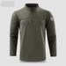 Men's & Women's Thermal Long Sleeve T-Shirt – Fleece-Lined Winter Base Layer, Stretchable & Breathable For Workwear & Activewear_viptrois.com