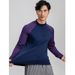 2025 New Quick Drying Fitness Long Sleeved Top Splicing Stand Up Collar Zipper Sports Outdoor Running Clothes For Men_viptrois.com